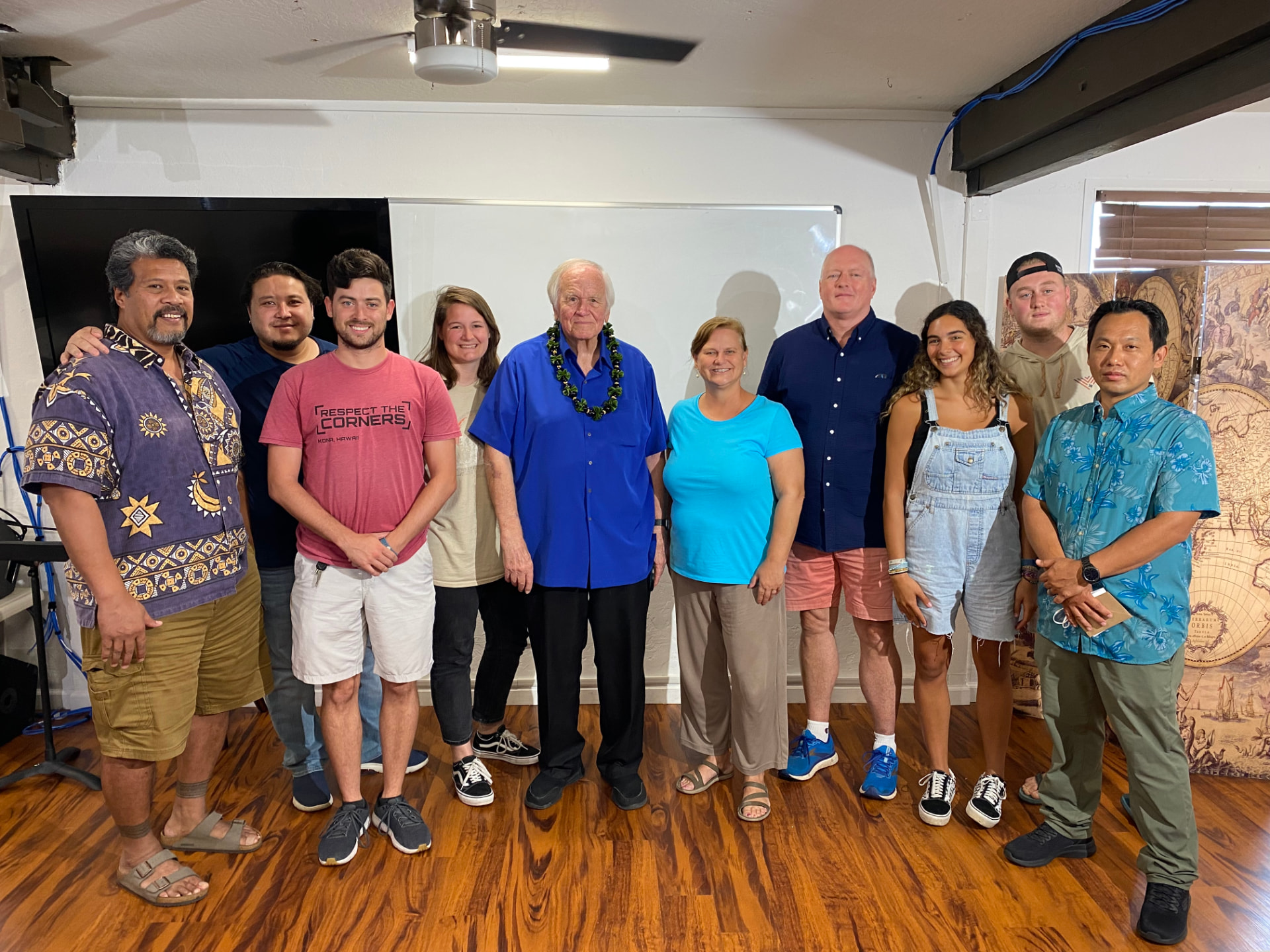 Patrick and Kathleen Talbot with Loren Cunningham, founder of Youth With A Mission, and the first School of Advocacy, Law and Government.